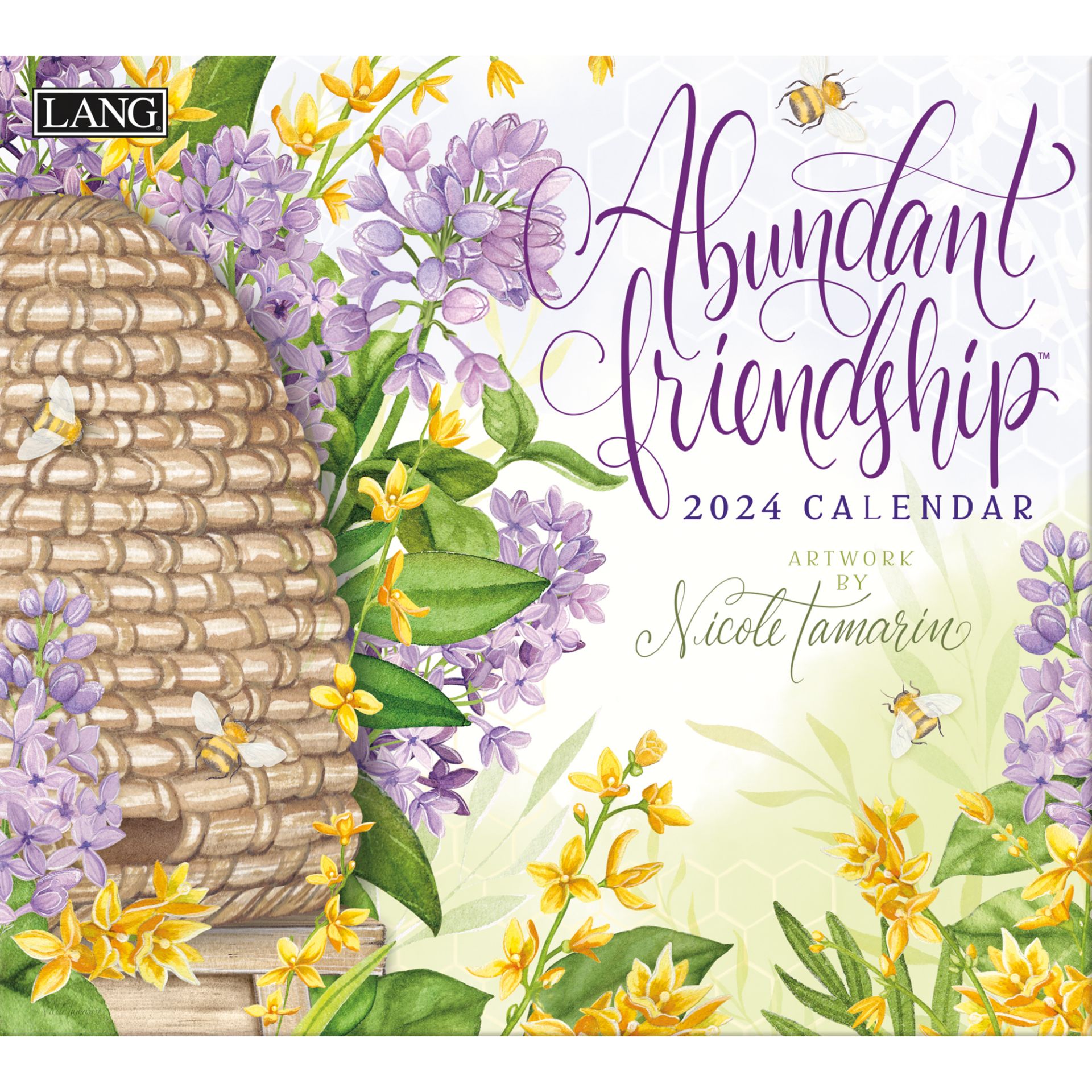 Lang Wall Calendar 2024 Abundant Friendship Nextra Dianella