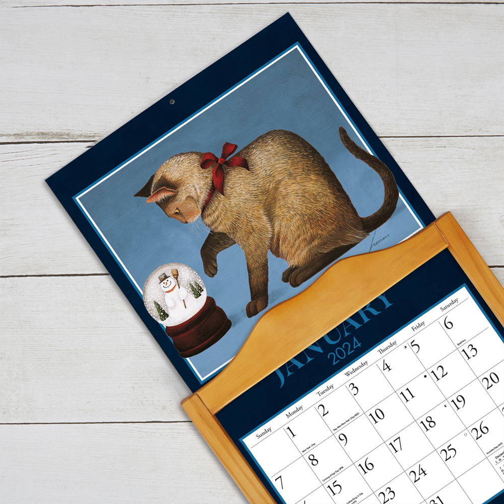 Lang Wall Calendar 2024 American Cat | Nextra Dianella