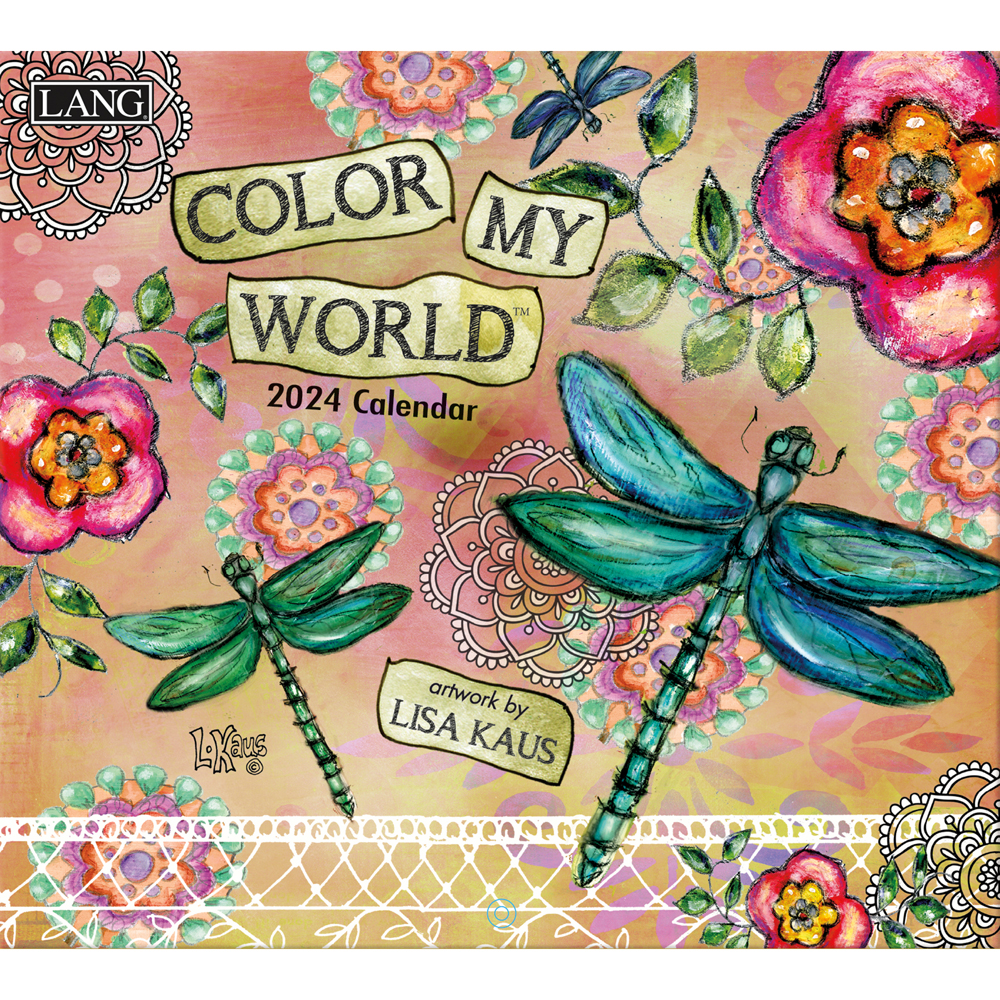 Lang Wall Calendar 2024 Colour My World Nextra Dianella