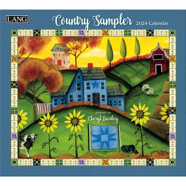 Lang Wall Calendar 2024 Country Sampler Nextra Dianella