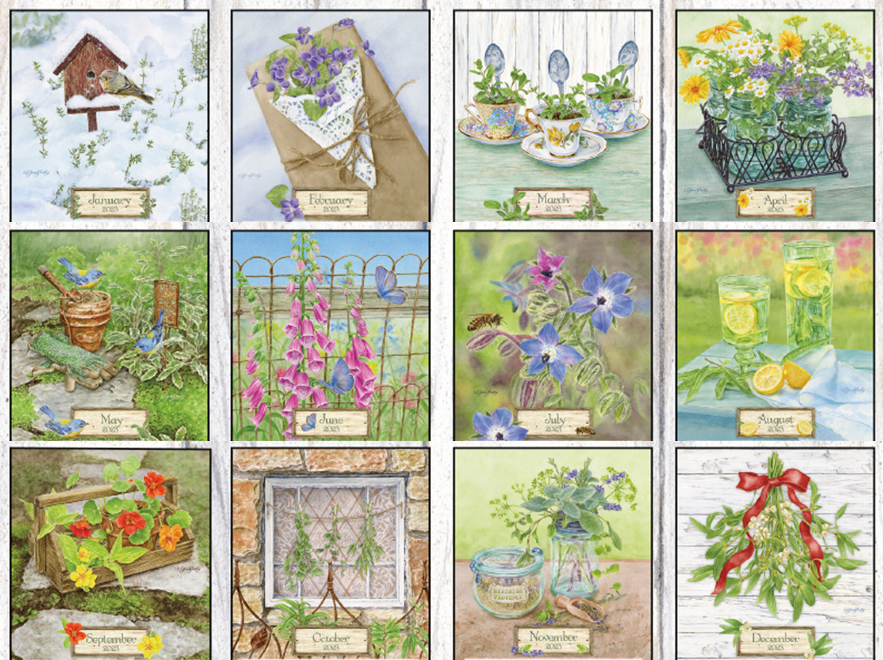 Lang Wall Calendar 2024 Herb Garden Nextra Dianella   0032377 Lang Wall Calendar 2024 Herb Garedn 