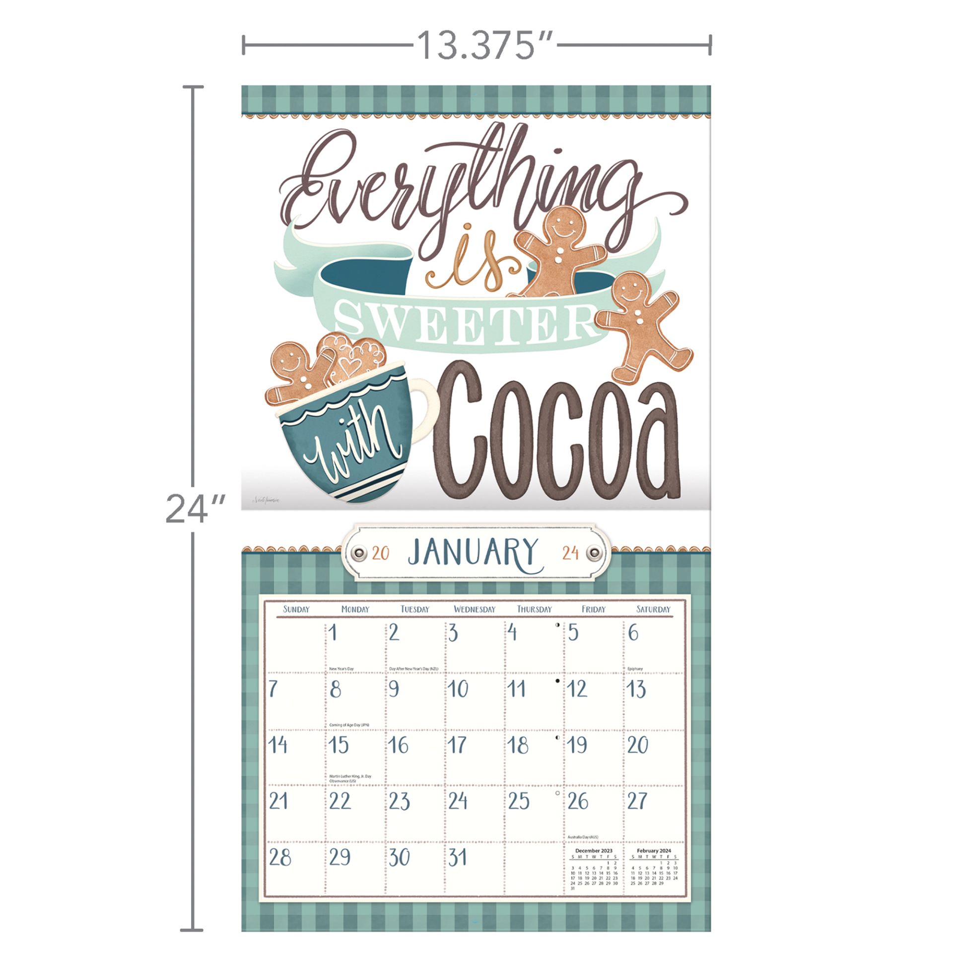 Lang Wall Calendar 2024 Love to Cook Nextra Dianella