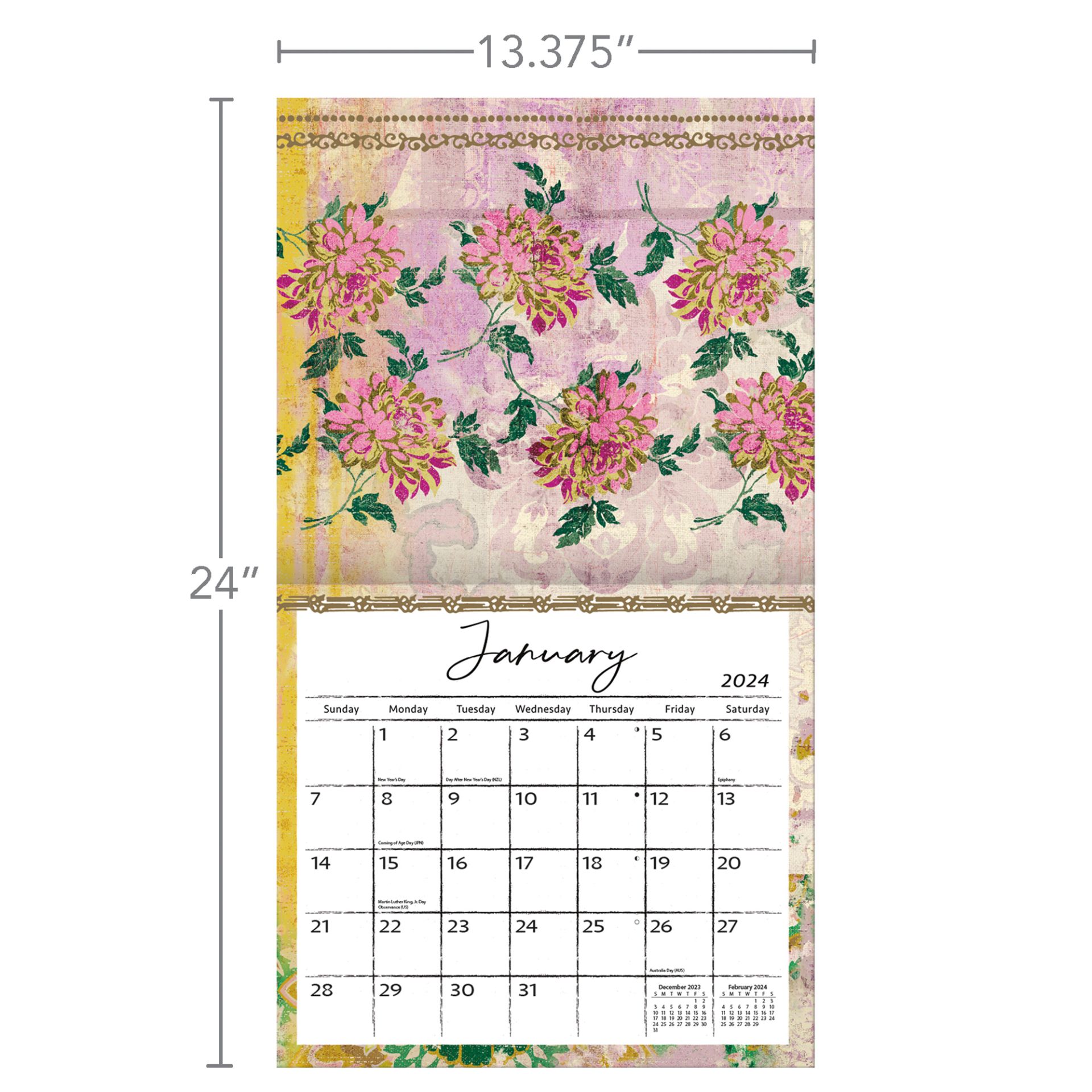 Lang Wall Calendar 2024 Patina Vie | Nextra Dianella