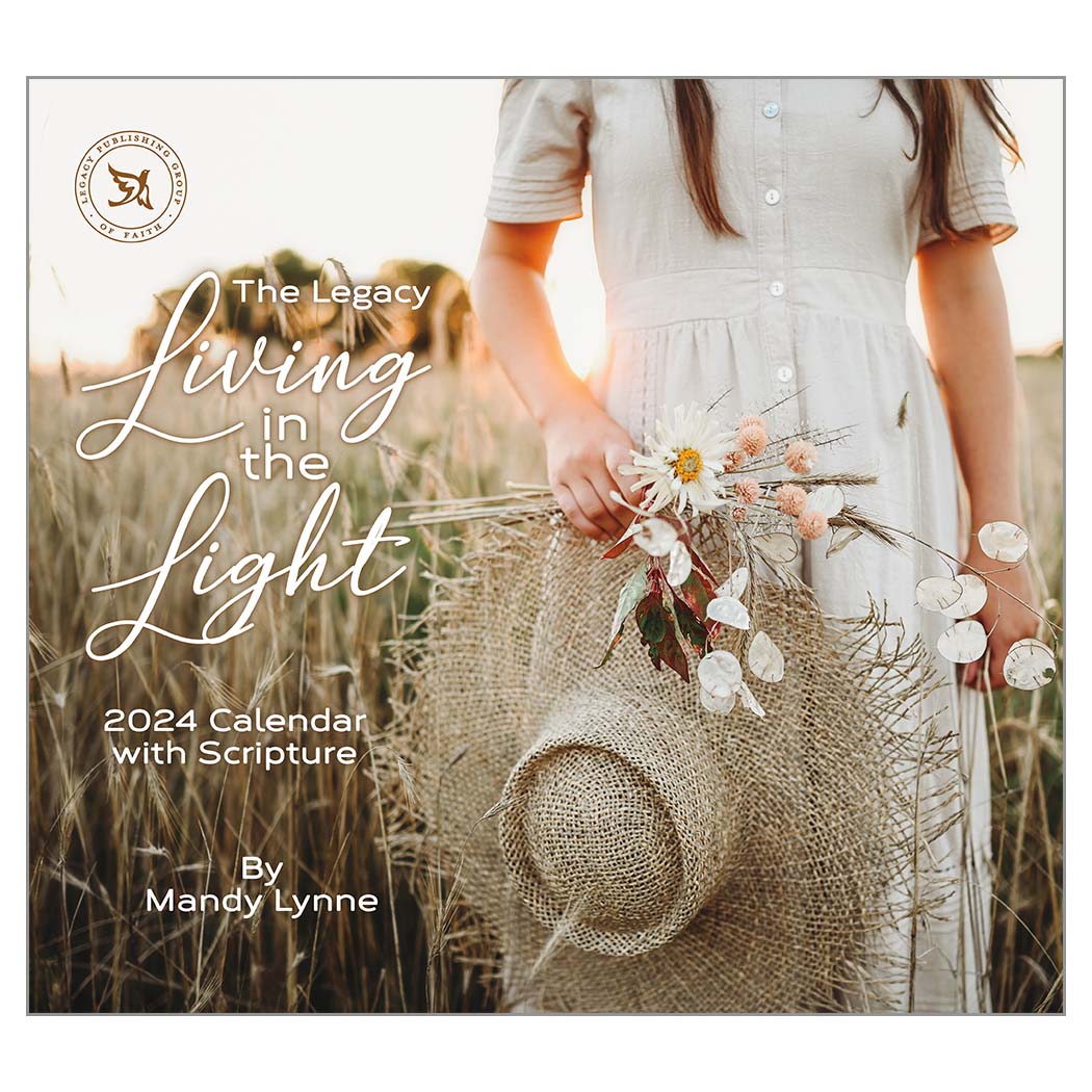 0032581 Legacy Wall Calendar 2024 Living In The Light 