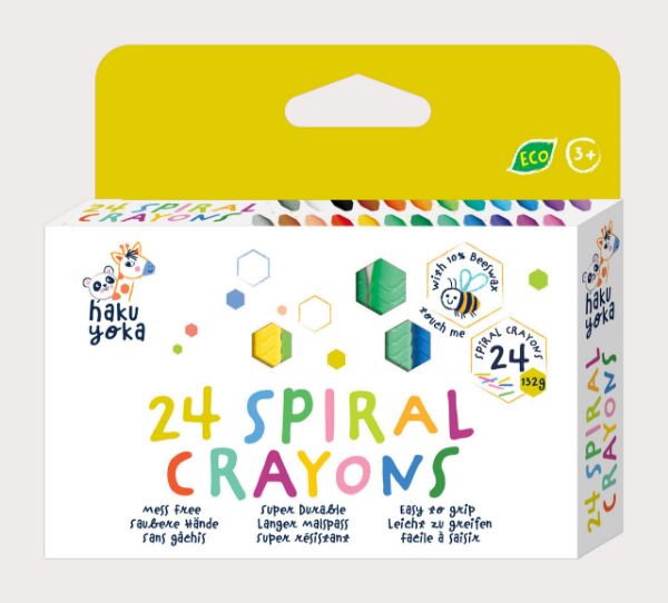 Picture of Haku Yoka 24 Spiral Crayons