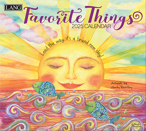 Picture of Lang Calendar 2025 Favorite Things by Wendy Bentley