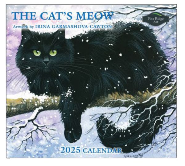 Picture of Pine Ridge Calendar 2025 The Cats Meow by Irina Garmashova-cawton