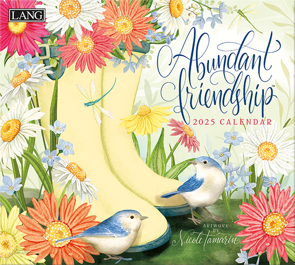 Picture of Lang Calendar 2025 Abundant Friendship by Nicole Tamarin