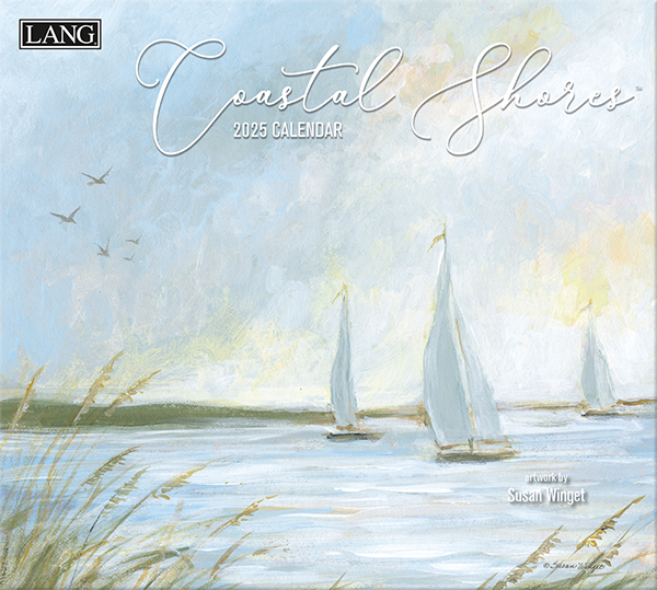 Picture of Lang Calendar 2025 Coastal Shores by Susan Vinget