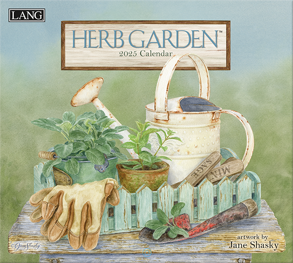 Picture of Lang Calendar 2025 Herb Garden by Jane Shasky