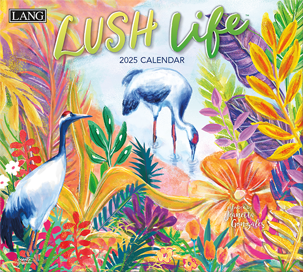 Picture of Lang Calendar 2025 Lush Life by Jeanetta Gonzales