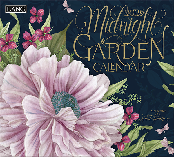 Picture of Lang Calendar 2025 Midnight Garden by Nicole Tamarin