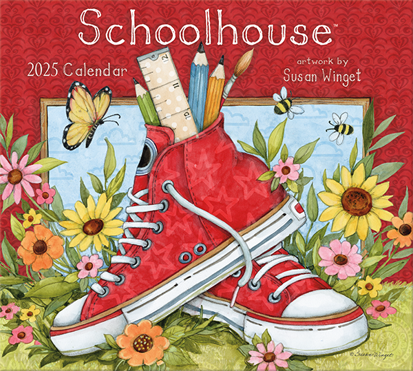 Picture of Lang Calendar 2025 Schoolhouse by Susan Winget