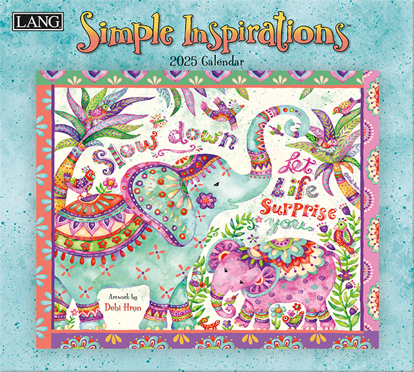 Picture of Lang Calendar 2025 Simple Inspirations by Debi Hron