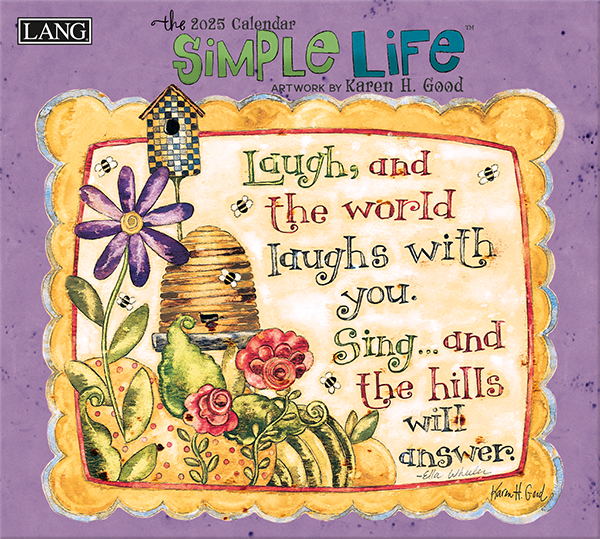 Picture of Lang Calendar 2025 Simple Life by Karen Good