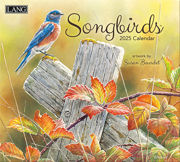 Picture of Lang Calendar 2025 Songbirds by Susan Bourdet