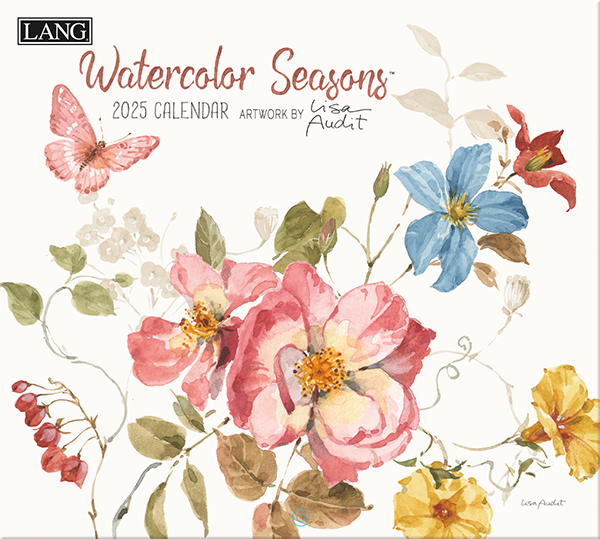 Picture of Lang Calendar 2025 Watercolor Seasons by Lisa Audit