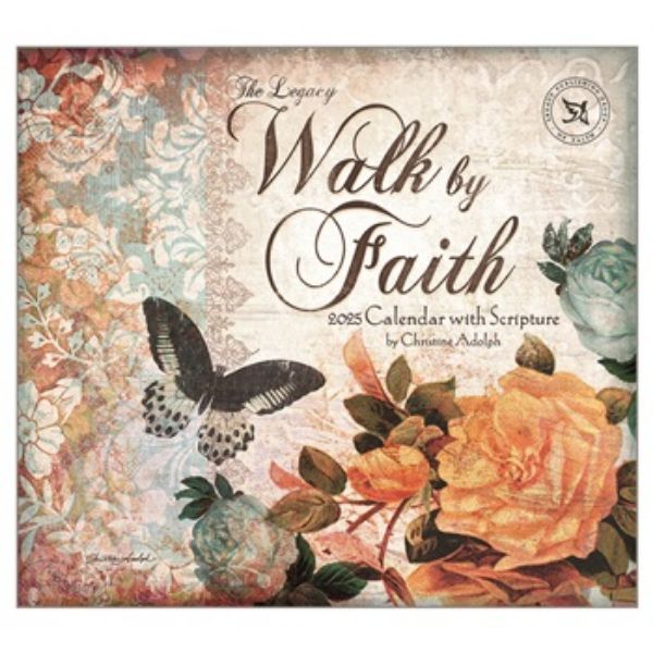 Picture of Legacy Calendar 2025 Walk by Faith By Christine Adolph