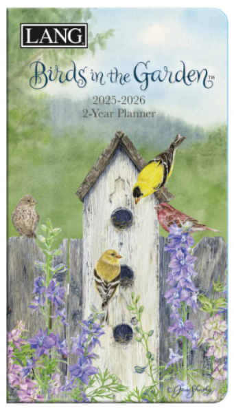 Picture of 2 Year Pocket Planner Lang 2025-2026 Birds In The Garden