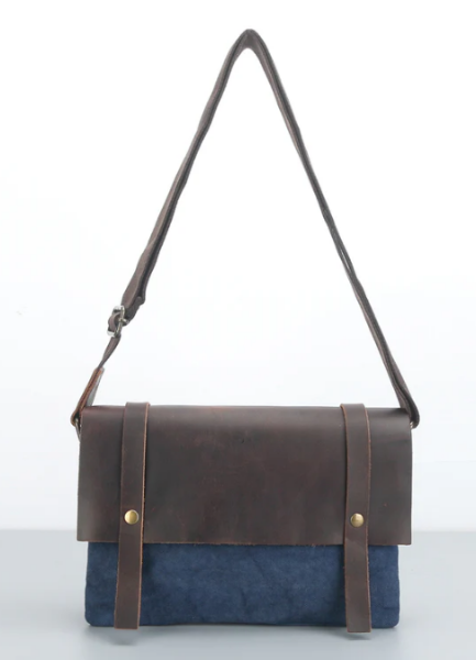 Picture of Messenger Bag Cambridge Canvas - Space Blue